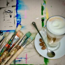 szkoła malarstwa kawa pędzle hobby artystyczne keatywnie Wrocław