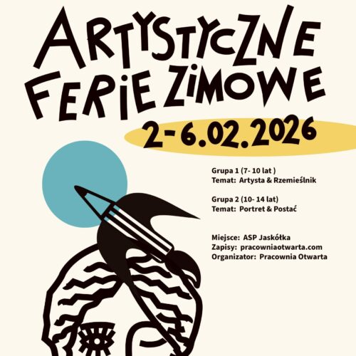 ferie zimowe wrocław artystyczne asp szkoła jaskółka dzieci zima 2026