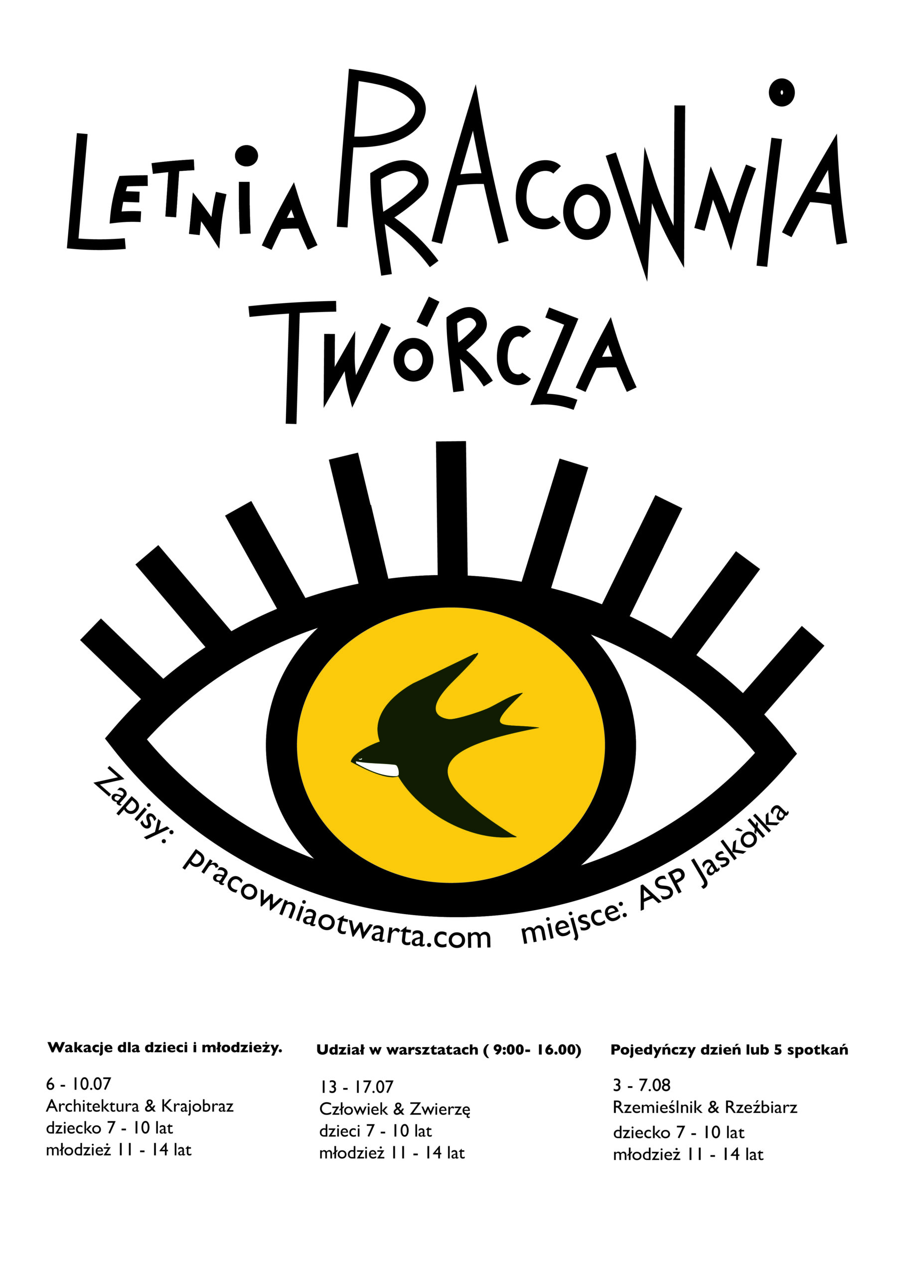 półkolonie artystyczne Wrocław wakacje letnie warsztaty rysunek dzieci zapisy